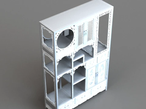 Antique shelf 3D Model