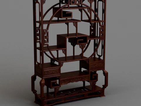 Antique shelf 3D Modell