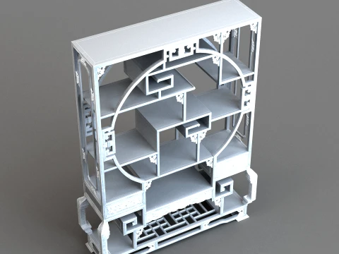 Antique shelf 3D Model