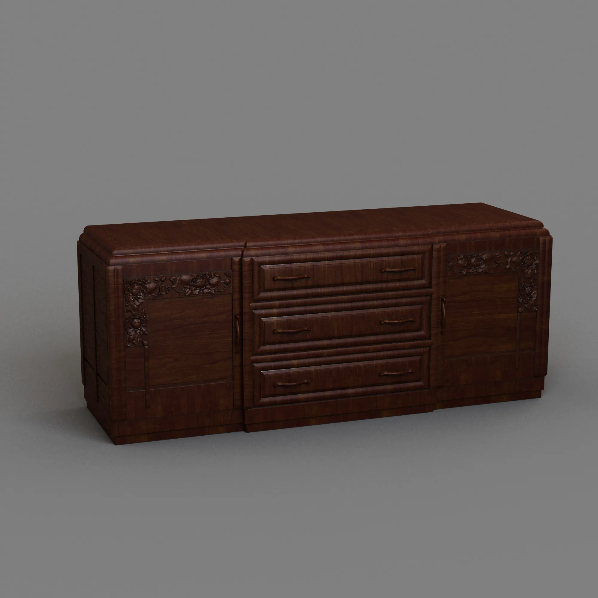 Base cabinet 3D Model .c4d .max .obj .3ds .fbx .stl .blend 