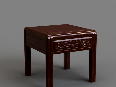 Square table 3D Model