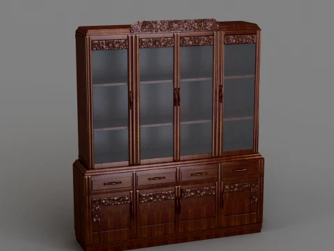 Bookcase 3D Model