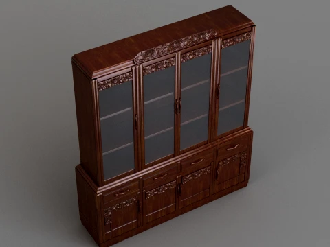 Bookcase 3D Model
