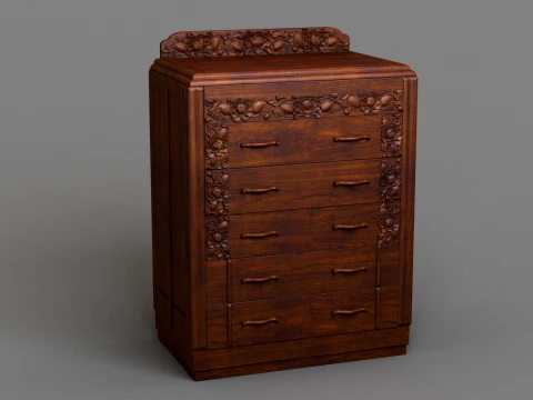 Chest of drawers 3D Modell