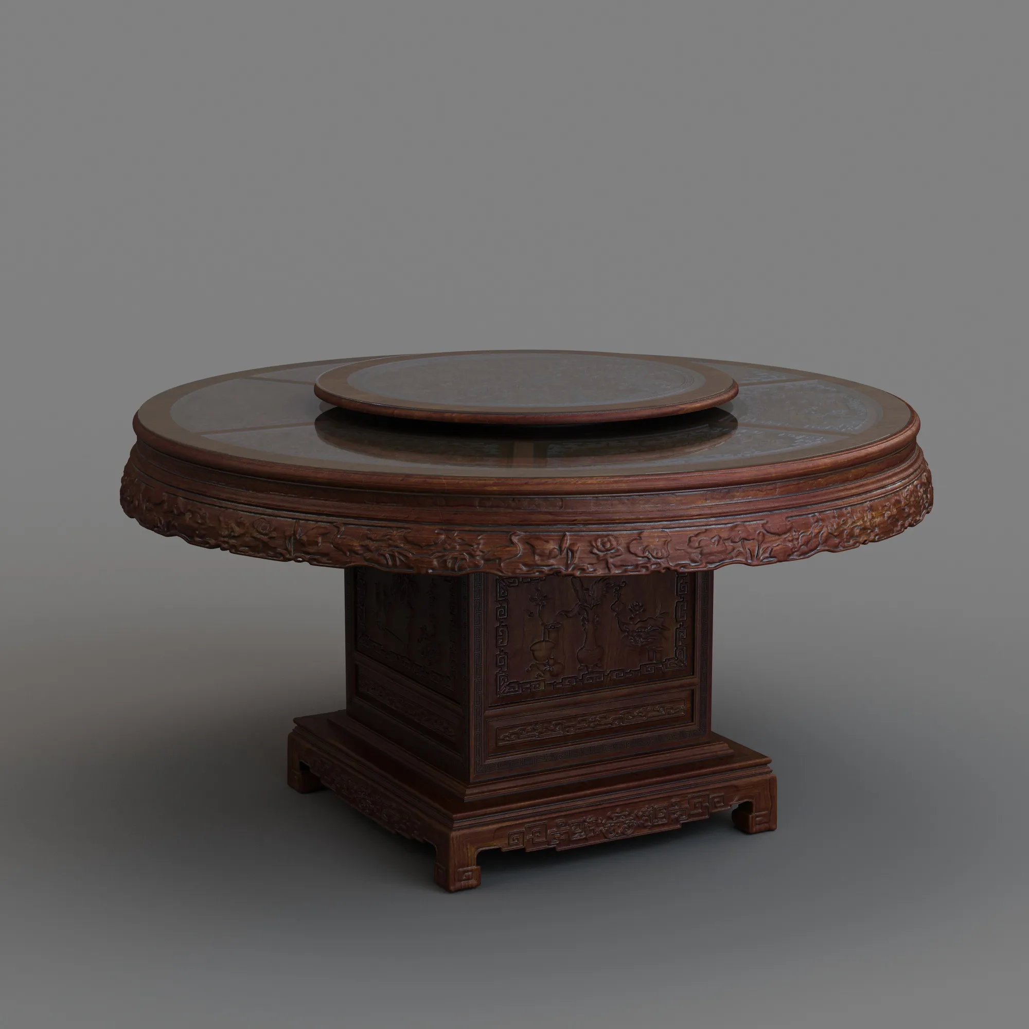 Round table 3D Model .c4d .max .obj .3ds .fbx .stl .blend 