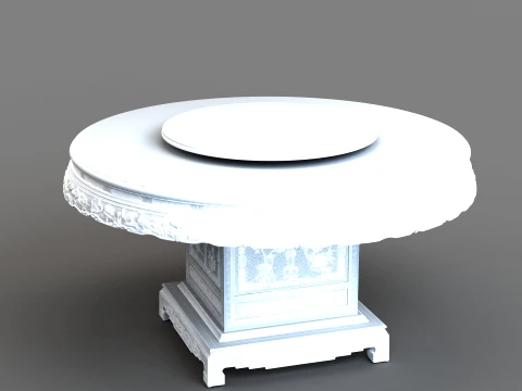 Round table 3D Model