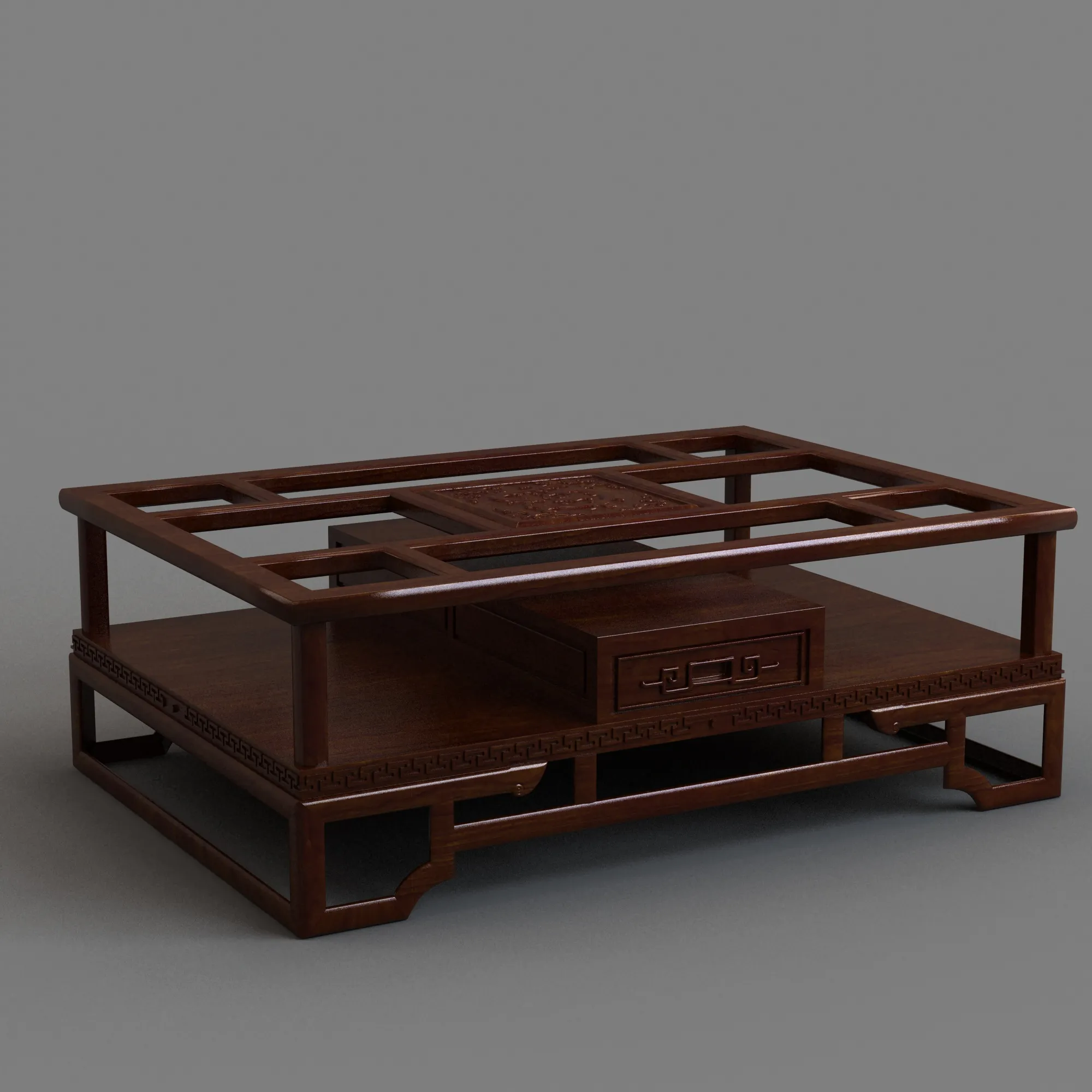Long table 3D Model .c4d .max .obj .3ds .fbx .stl .blend 