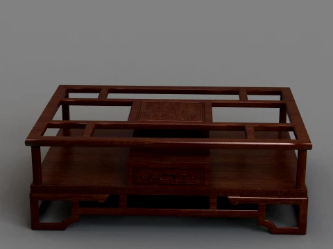 Long table 3D Model