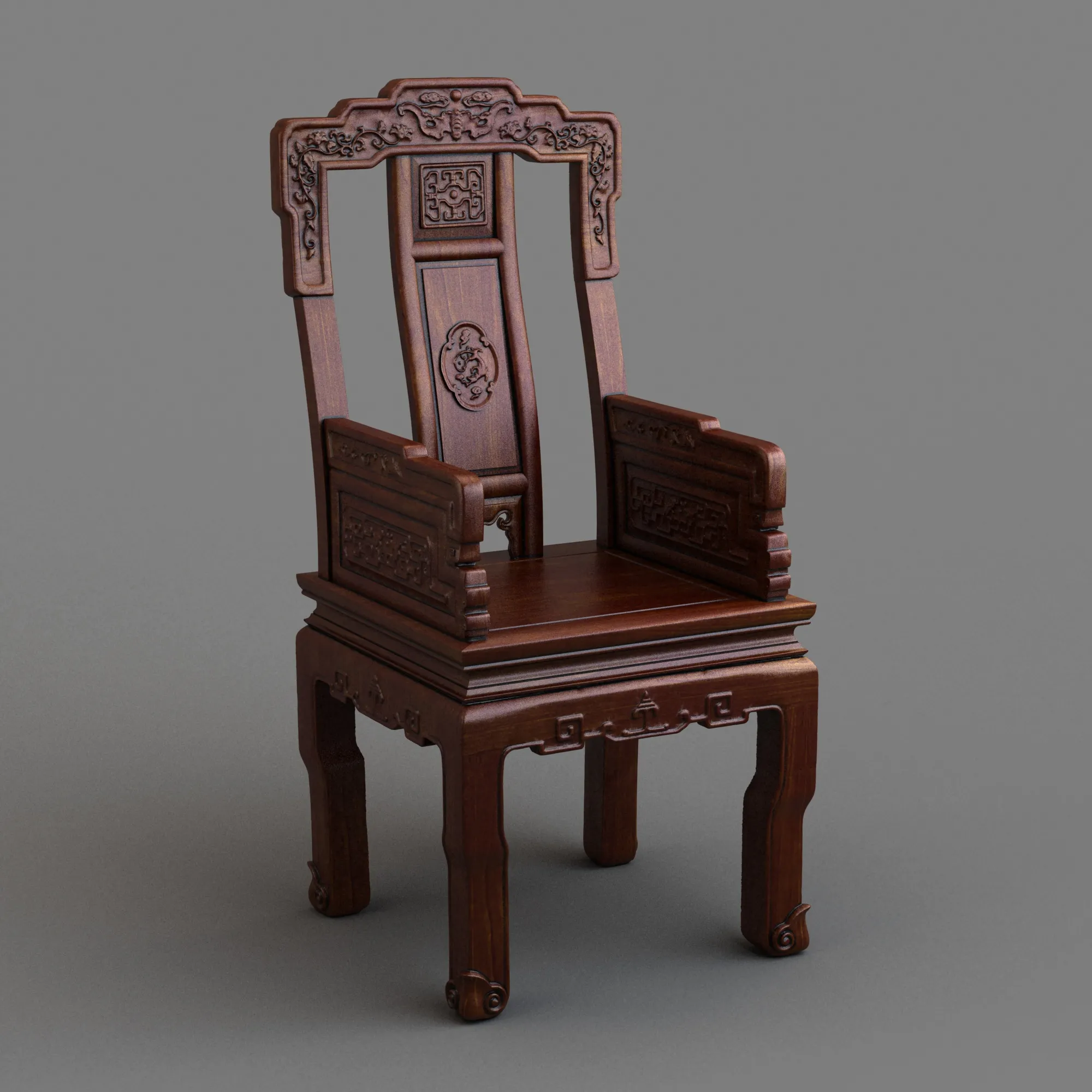 Chair 3D Model .c4d .max .obj .3ds .fbx .stl .blend 
