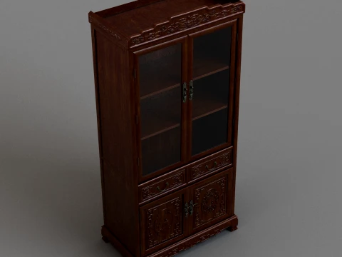 Bookcase 3D Model