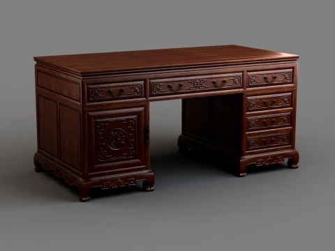 Writing desk 3D Модель