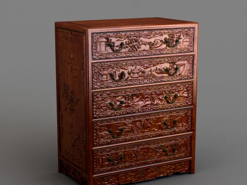 Chest of drawers Modèle 3D