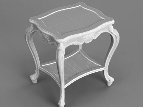 Corner table 3D Model