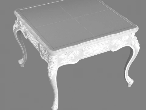 Mahjong table 3D Model