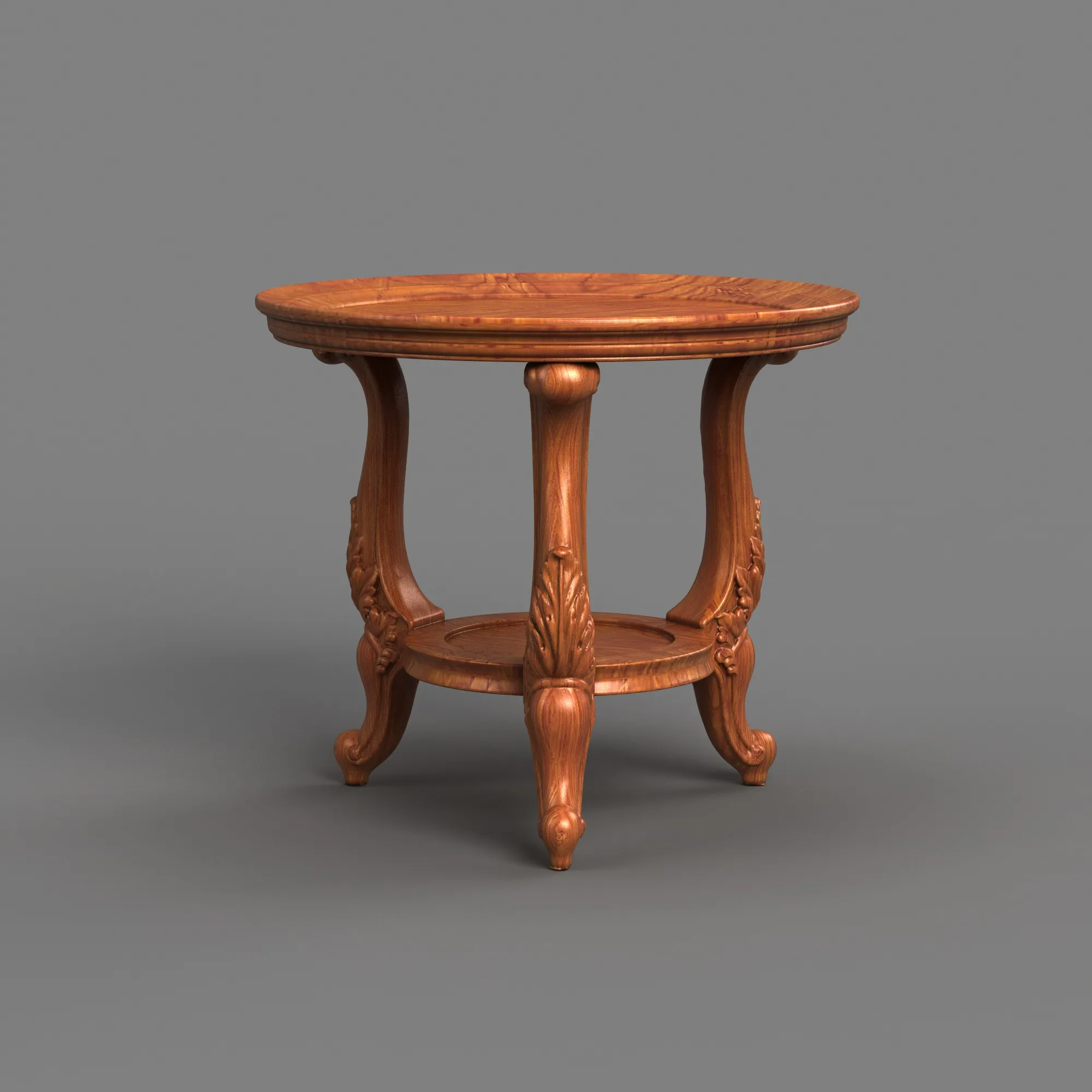 Round table 3D Model .c4d .max .obj .3ds .fbx .stl .blend 