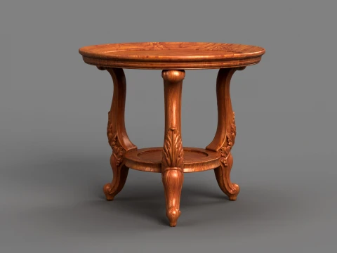 Round table 3D Modell