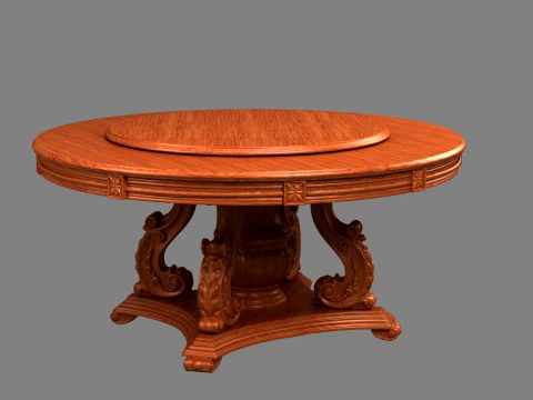 Round table 3D Modell