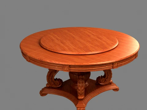 Round table 3D Model
