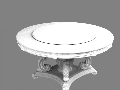 Round table 3D Model