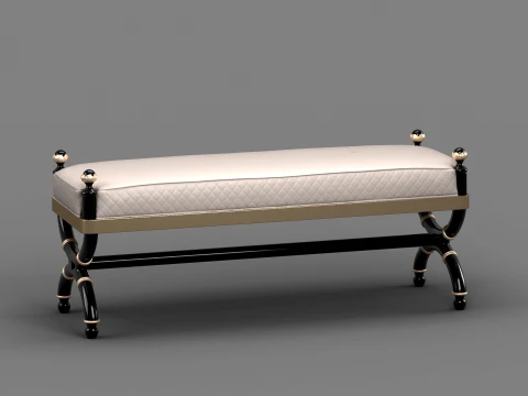 Bedside stool Modelo 3D