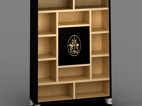 Bookcase 3D Modell