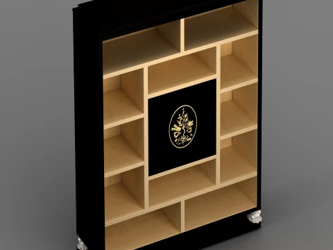 Bookcase 3D Model