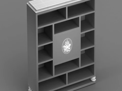 Bookcase 3D Model