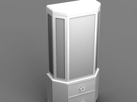 Wine cabinet 3D Model