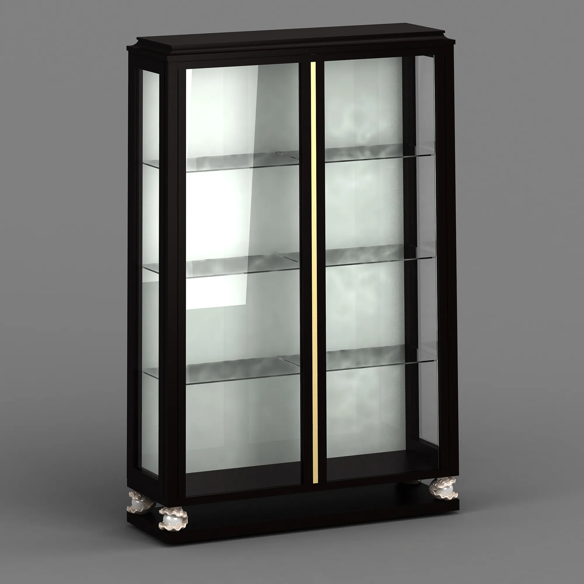 Wine cabinet 3D Model .c4d .max .obj .3ds .fbx .stl .blend 
