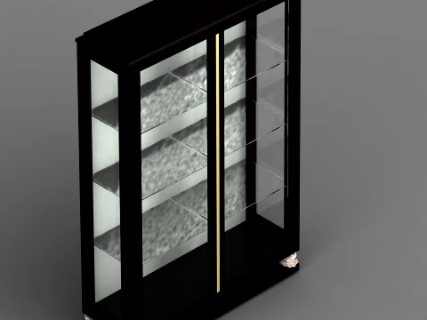 Wine cabinet 3D Model