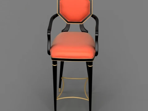 Bar Stool 3D Model