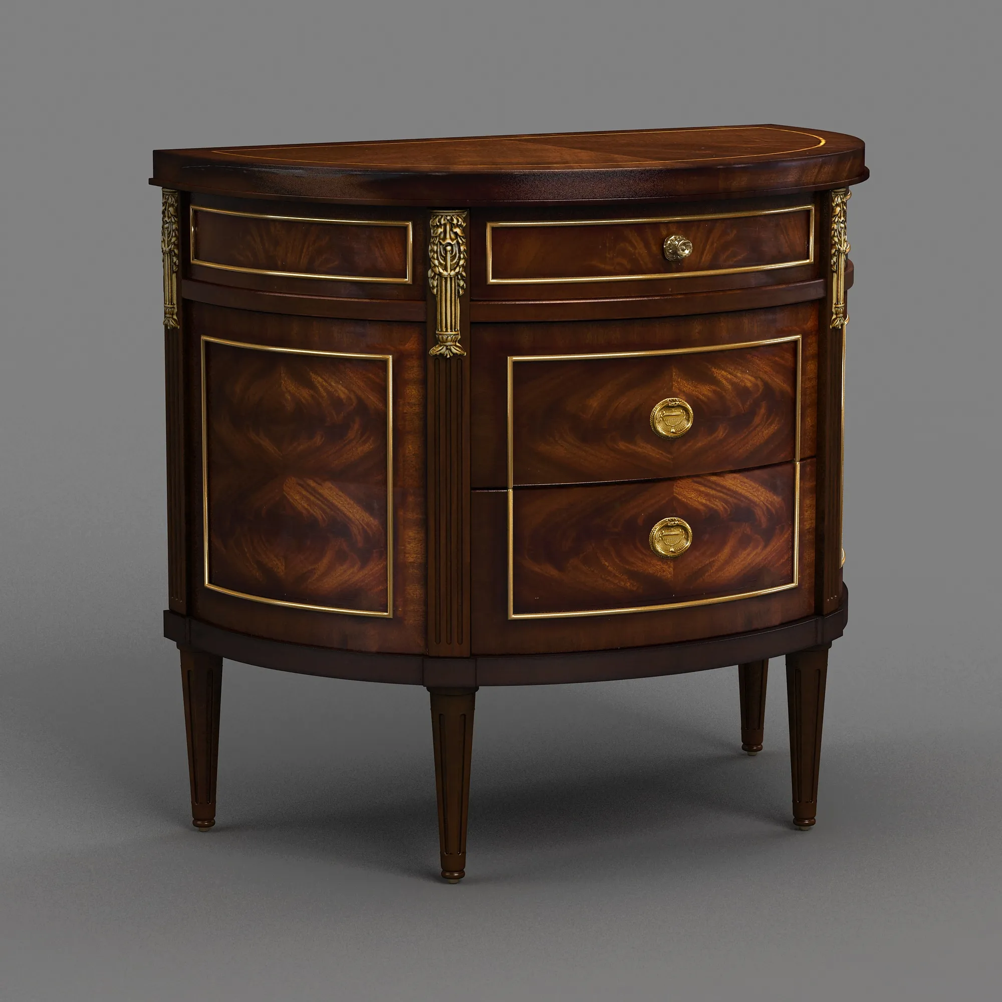 Nightstand 3D Model .c4d .max .obj .3ds .fbx .stl .blend 