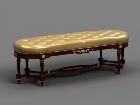 Bedside stool 3D Modell