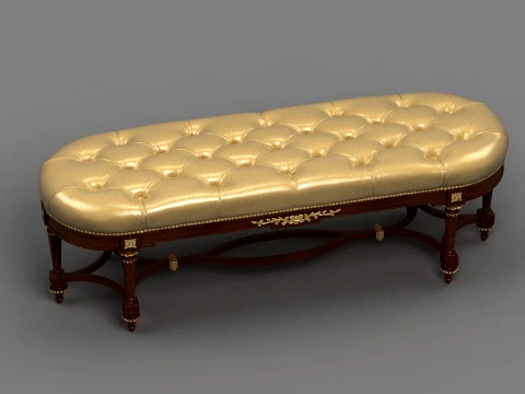 Bedside stool 3D Model