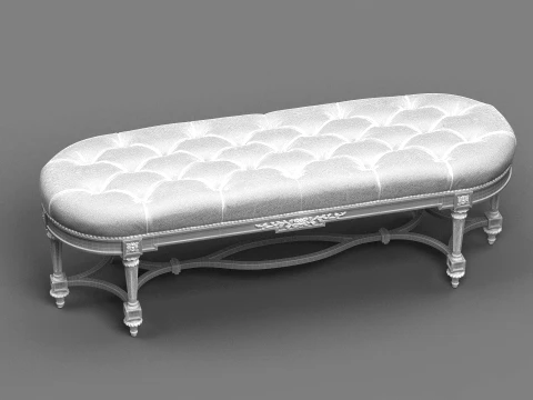 Bedside stool 3D Model