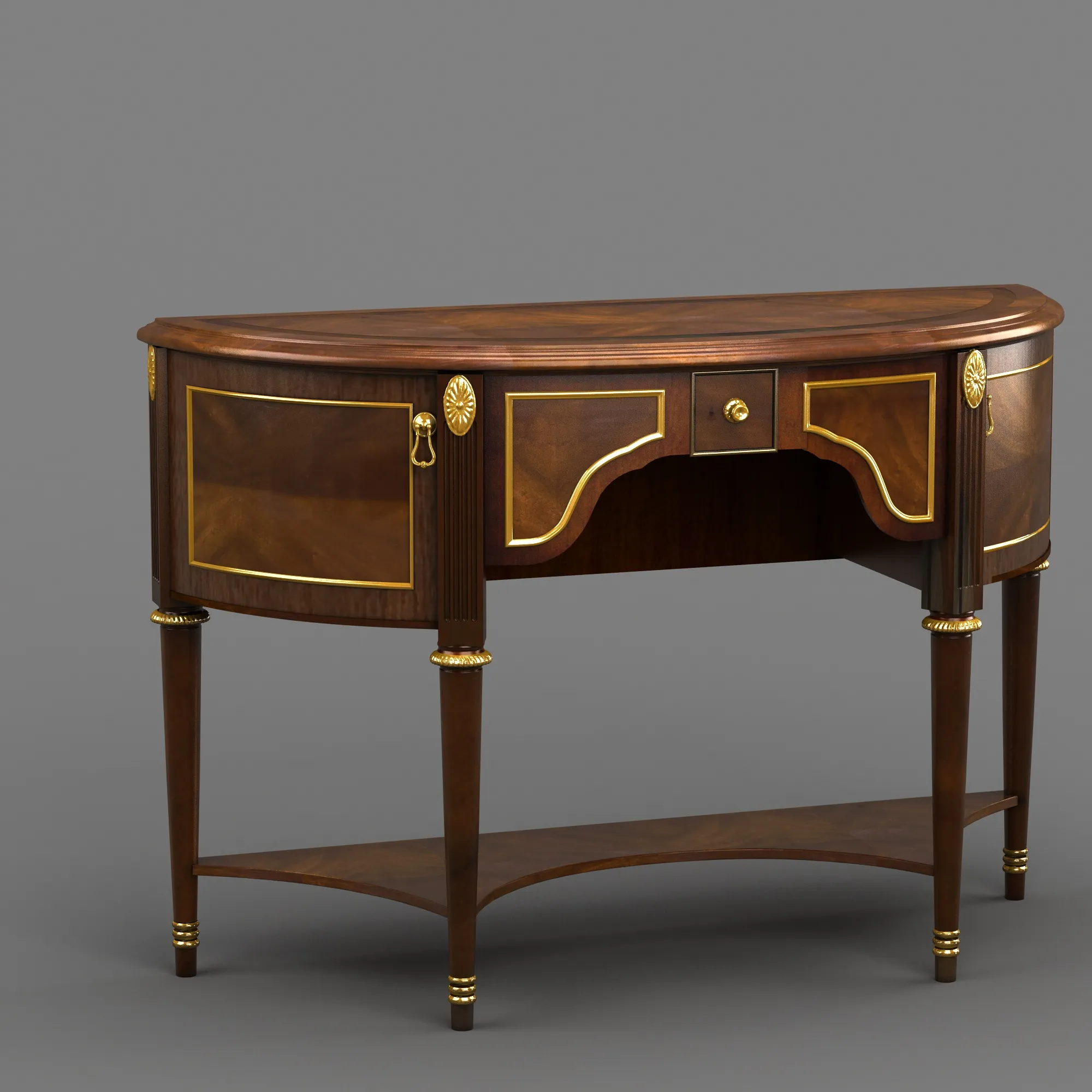 Dressing table 3D Model .c4d .max .obj .3ds .fbx .stl .blend 