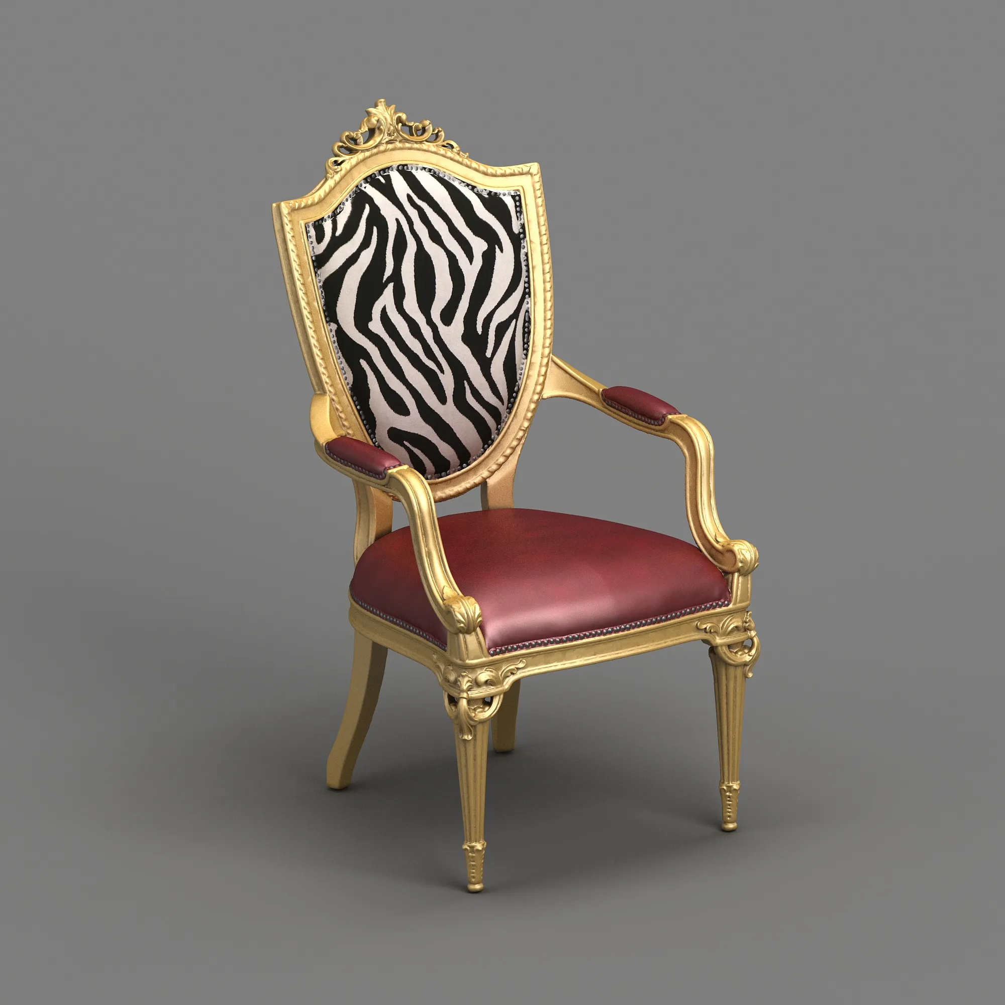 Chair 3D Model .c4d .max .obj .3ds .fbx .stl .blend 