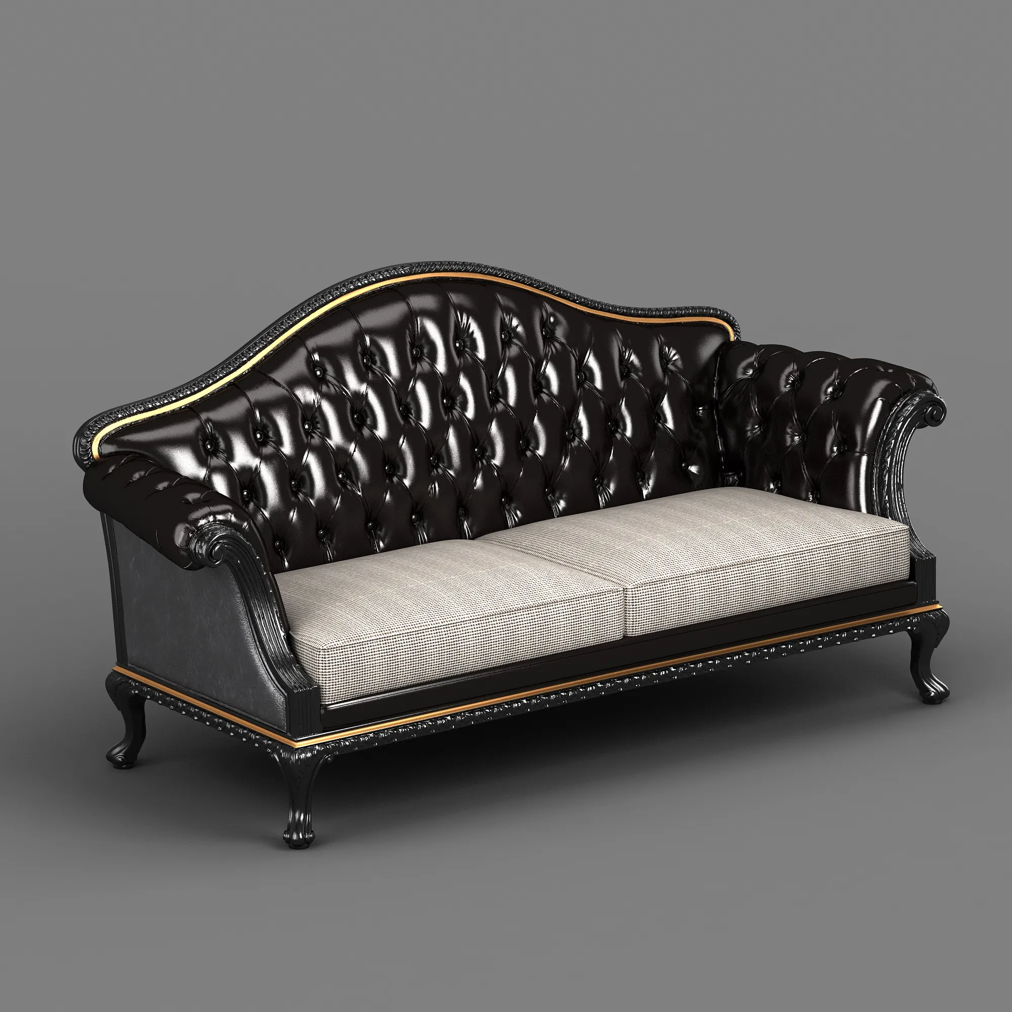 Sofe 3D Model .c4d .max .obj .3ds .fbx .stl .blend 
