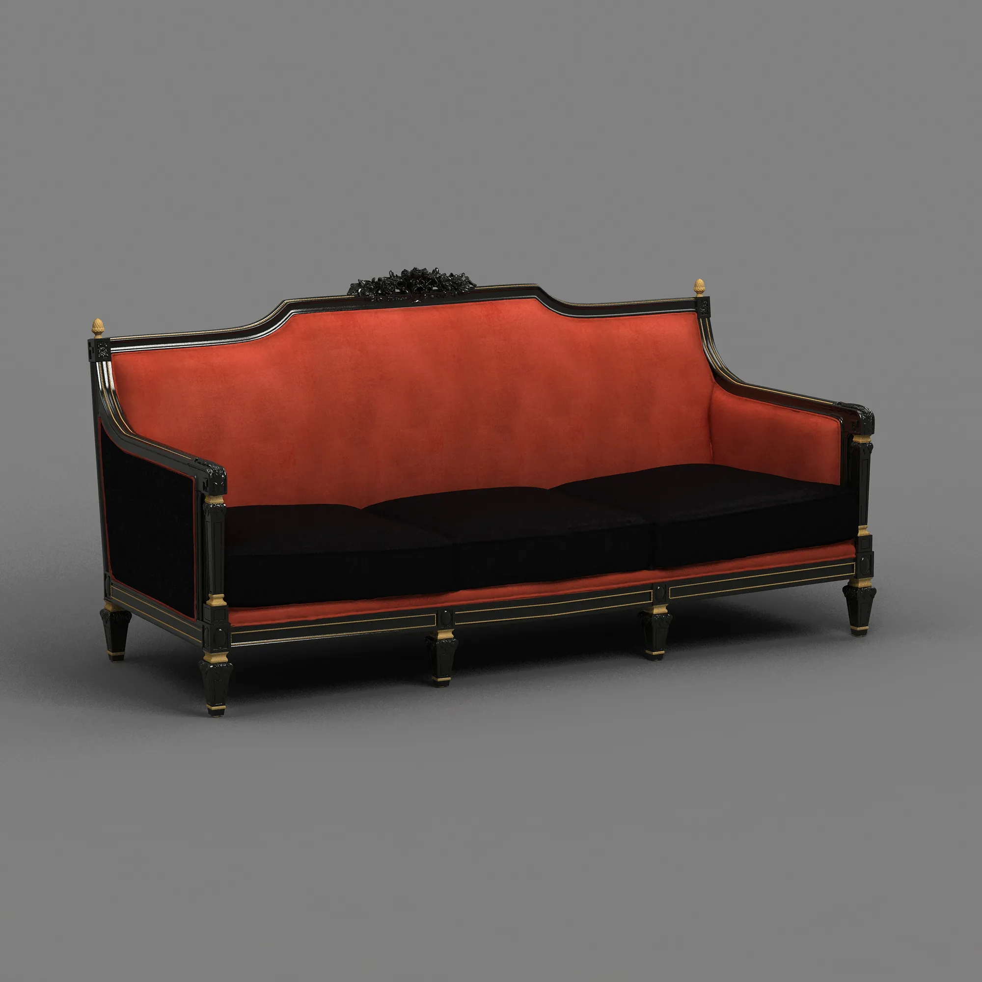 Sofe 3D Model .c4d .max .obj .3ds .fbx .stl .blend 