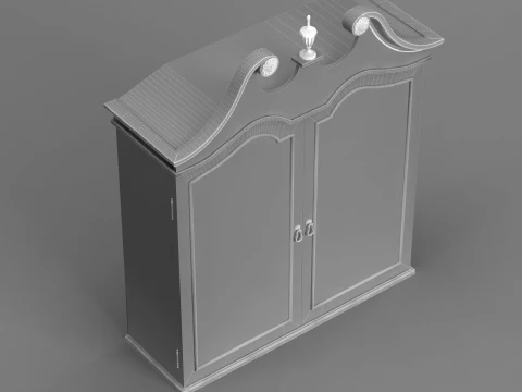 Display cabinet 3D Model