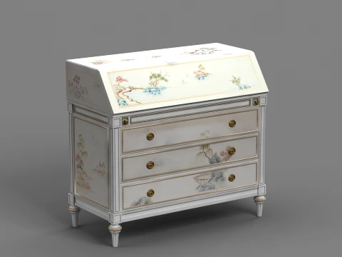 Display cabinet 3D Model
