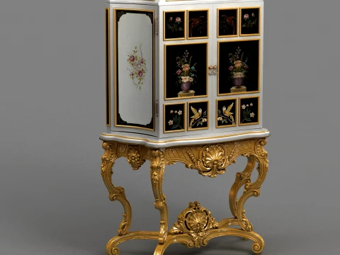 Display cabinet 3D Model