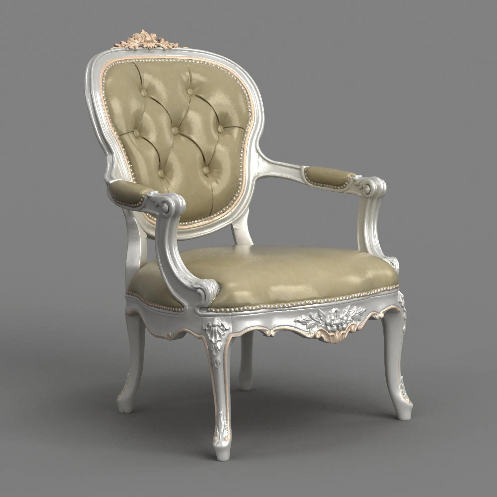 Dining Chair 3D Model .c4d .max .obj .3ds .fbx .stl .blend 