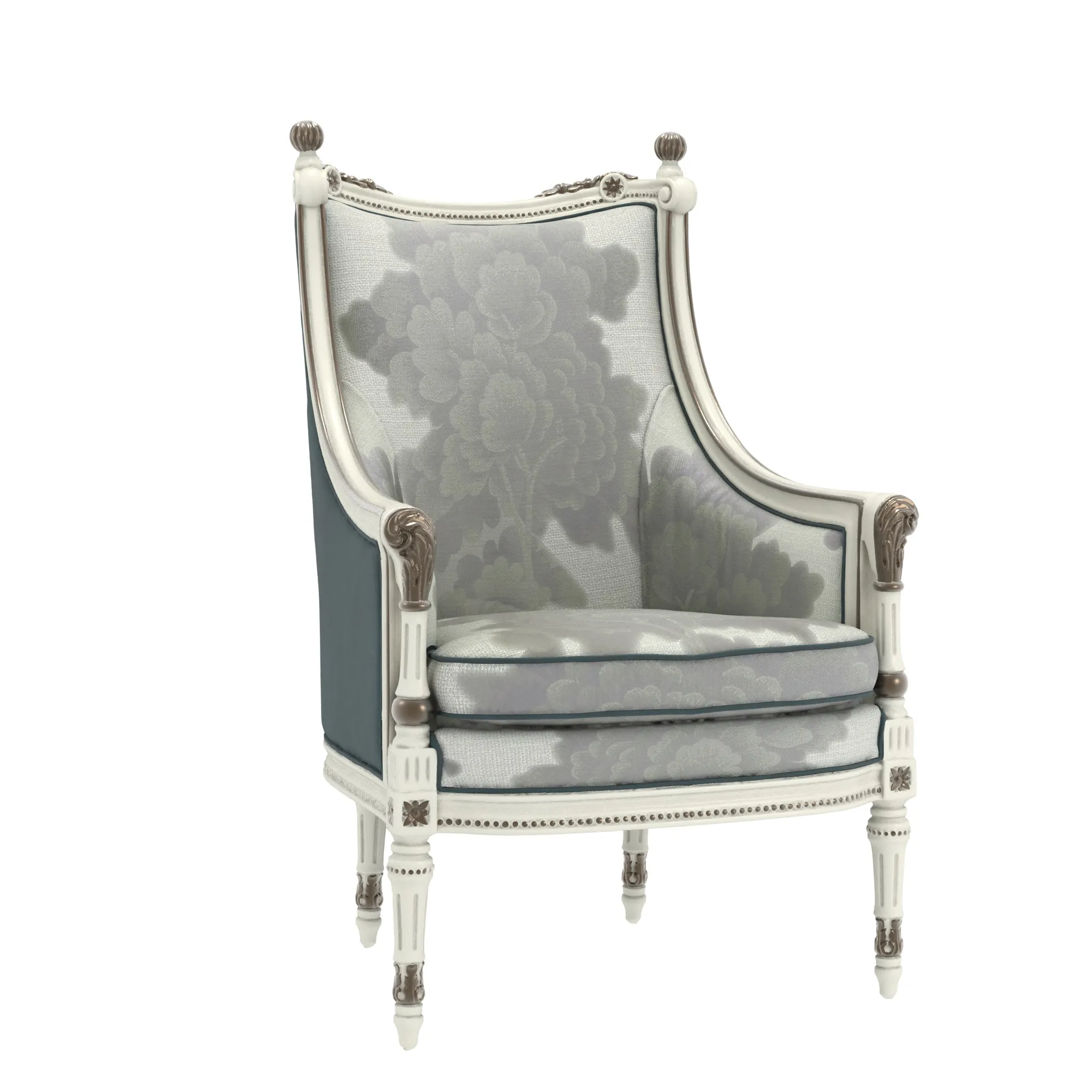 Dressing Chair 3D Model .c4d .max .obj .3ds .fbx .stl .blend 
