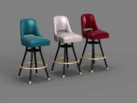 Bar Stool 3D Model
