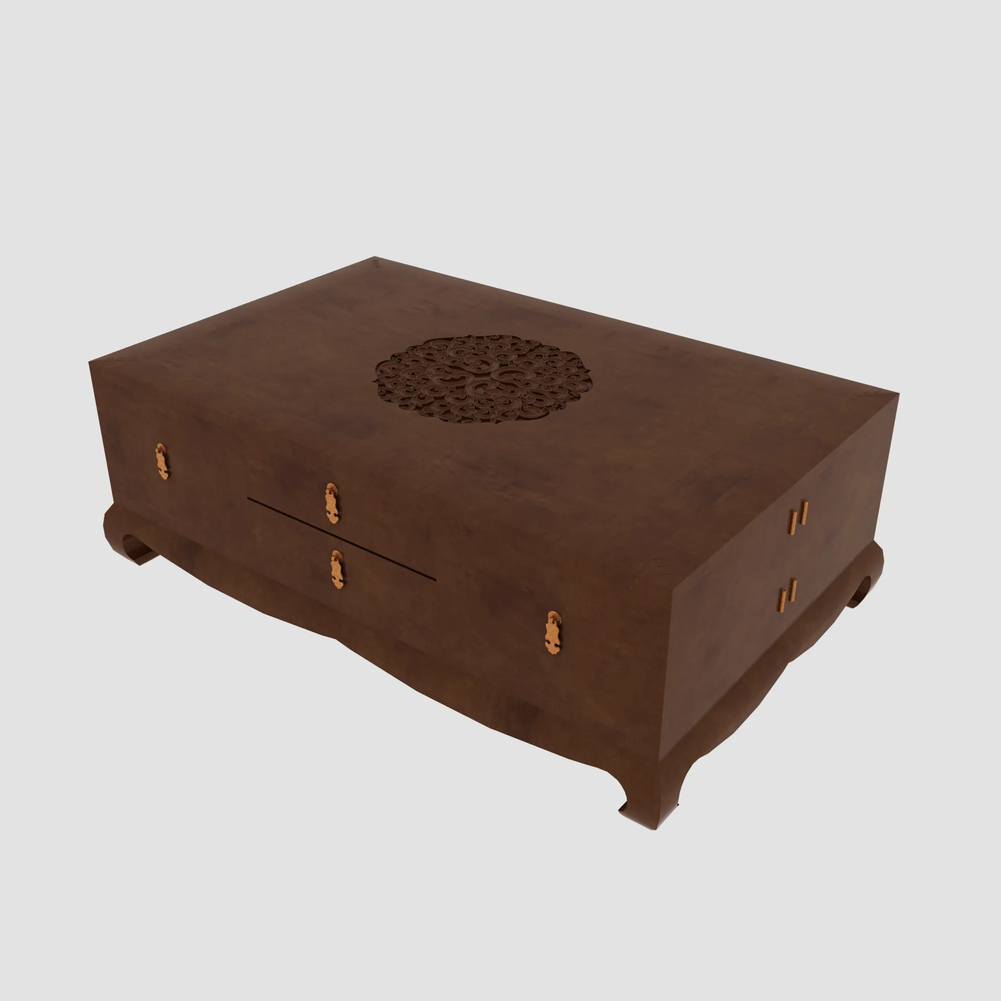 Coffee table 3D Model .c4d .max .obj .3ds .fbx .stl .blend