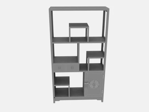 Antique shelf 3D Model