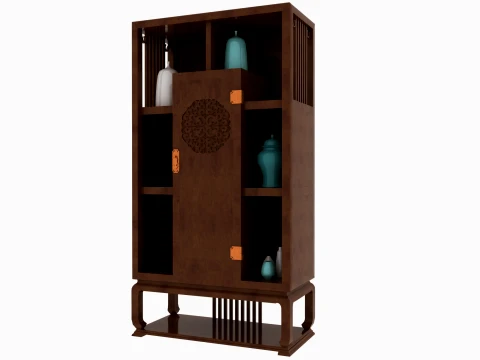 Antique shelf 3D Modell
