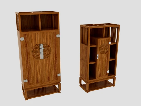 Antique shelf 3D Модель
