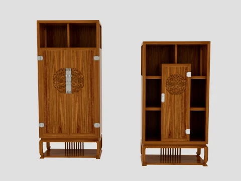 Antique shelf 3D Model